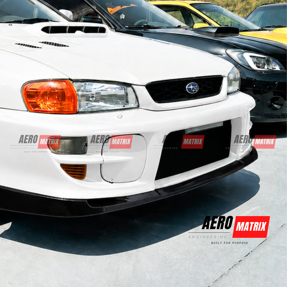 Subaru Impreza WRX STI 1997–2001 Gloss Black Front Lip
