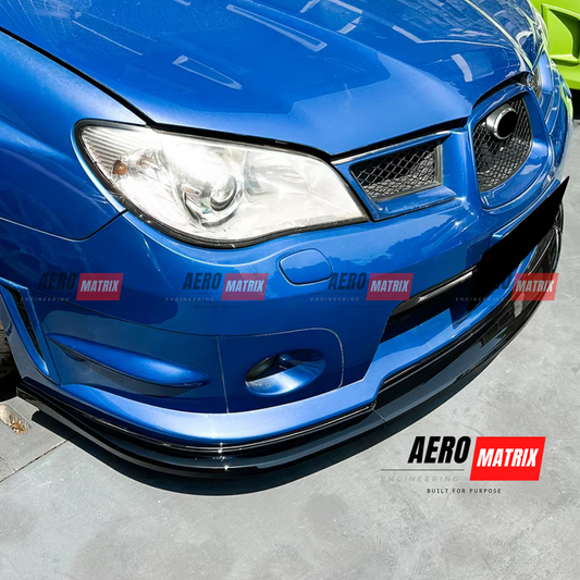 Subaru Impreza WRX STI 2006–2007 Gloss Black Hawkeye Front Lip