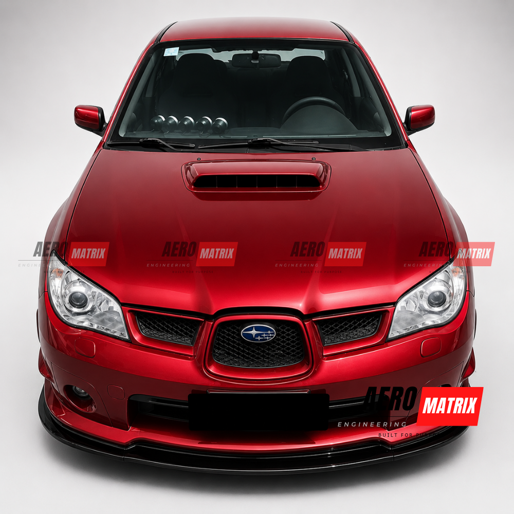 Subaru Impreza WRX STI 2006–2007 Gloss Black Hawkeye Front Lip