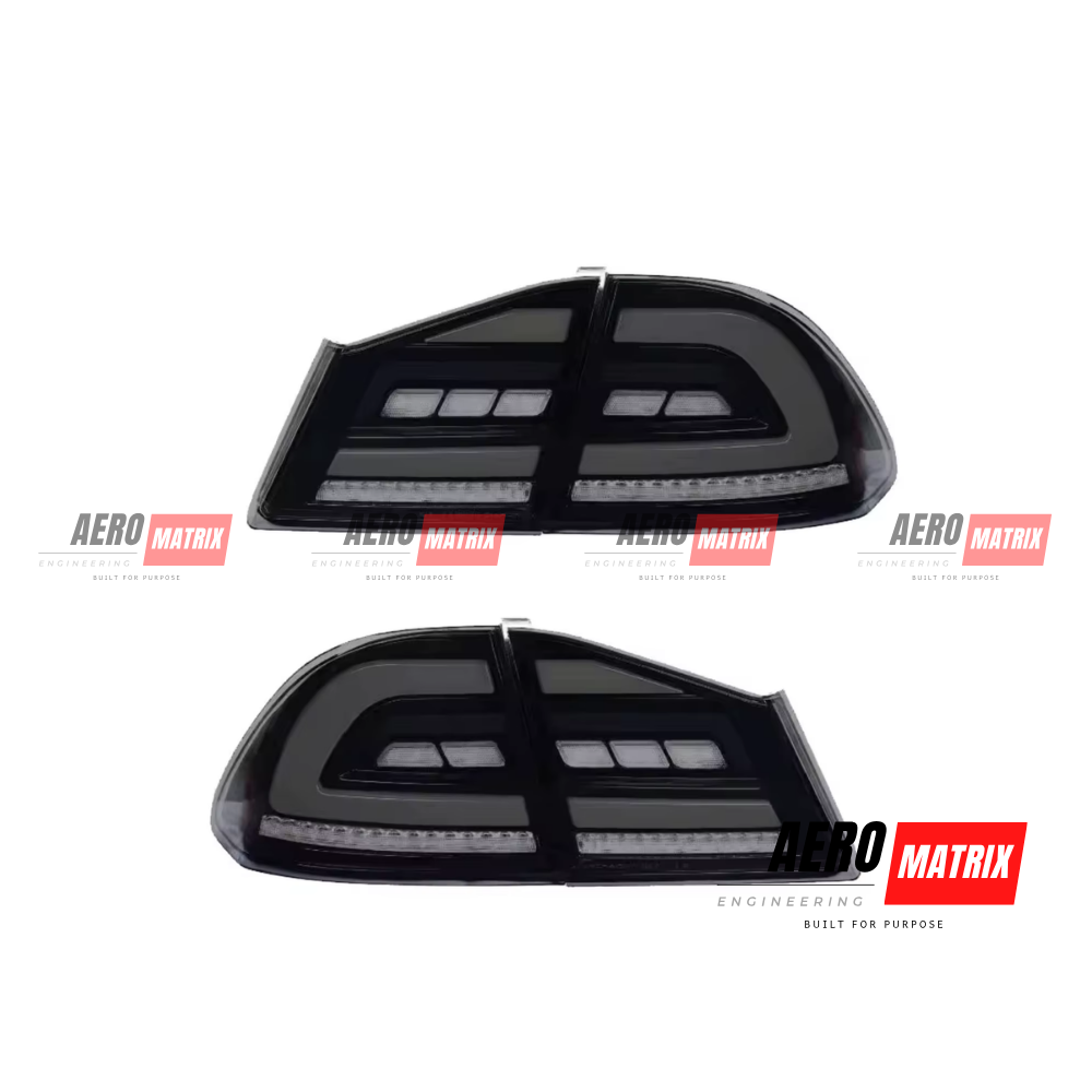 Honda Civic FD1 FD2 2006–2011 Smoke Black LED Sequential Tail Lights