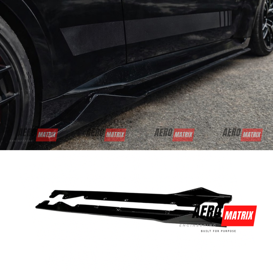 BMW 2 Series G42 2021–2024 Side Skirting (Gloss Black)
