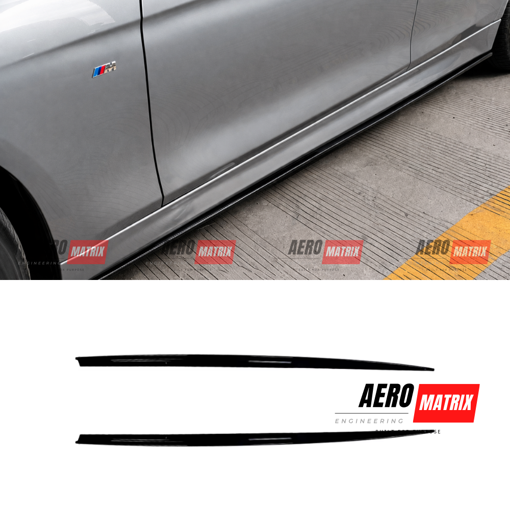 BMW 3 Series F30/F31 Side Skirts (Gloss Black)