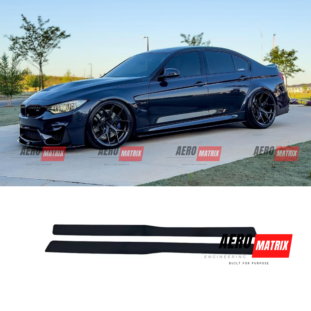 BMW M3 F80 / M4 F82 Side Skirts (Gloss Black) 2014–2018