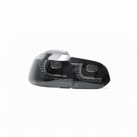 VLAND LED Tail Lights for Volkswagen Golf Mk6 2008–2012 with Sequential Indicators