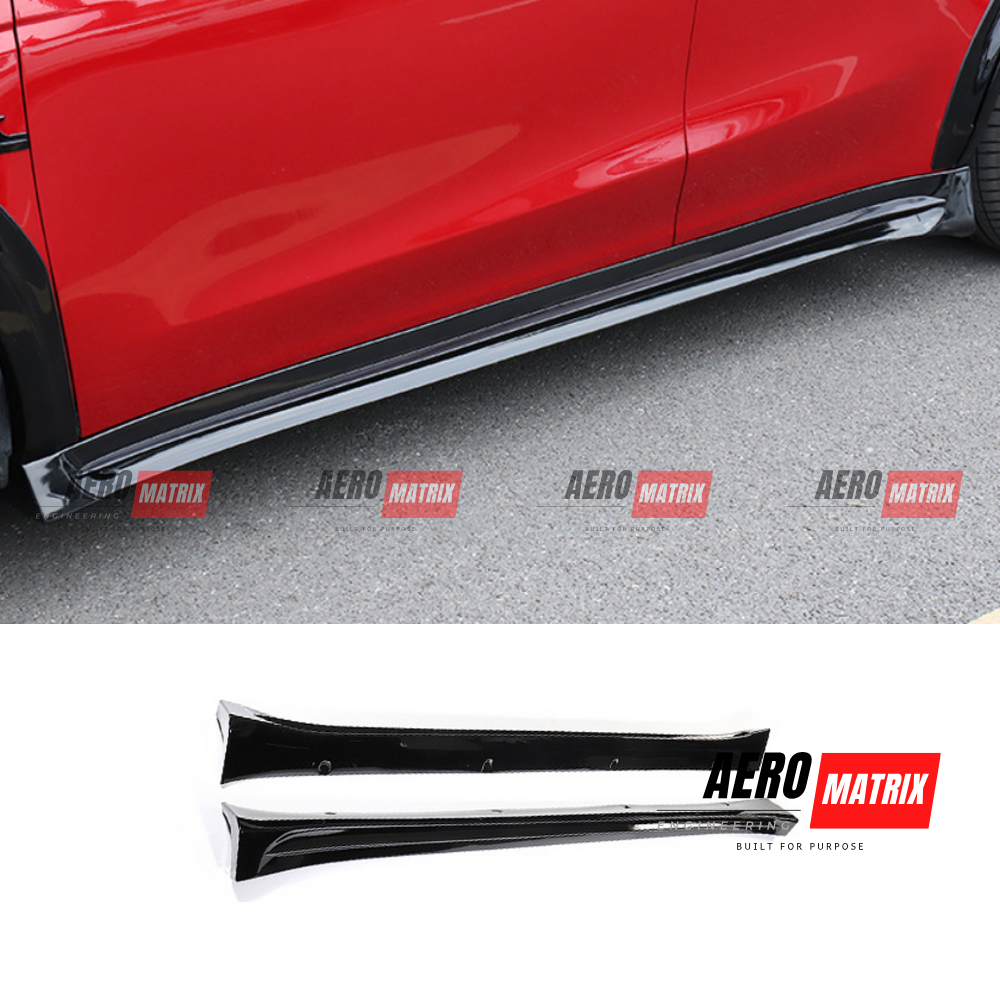 Tesla Model Y 2022–2024 Front Lip (Carbon Fibre Gloss)