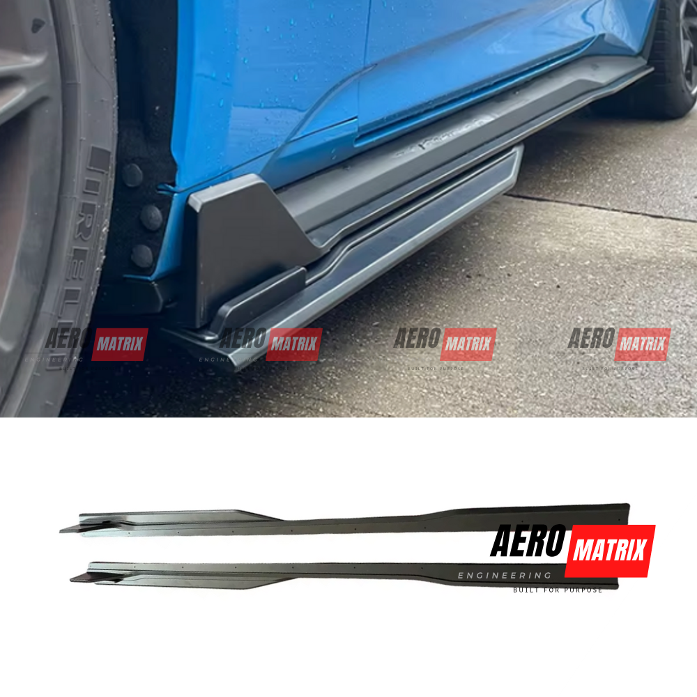 Ford Mustang Mk7 2024+ Side Skirting (Gloss Black)