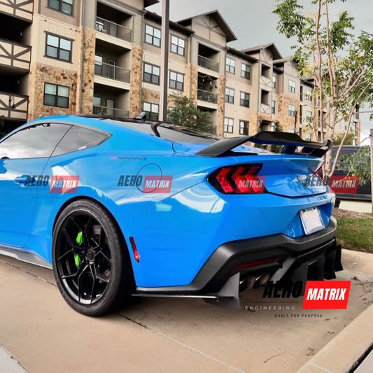 Ford Mustang Mk7 2024+ Rear Diffuser (Gloss Black)
