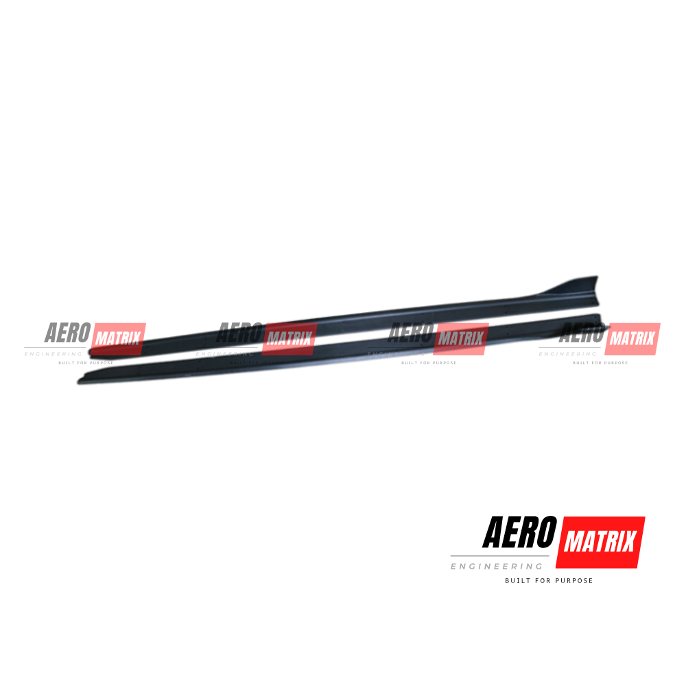 Ford Mustang Mk6.5 2018–2024 Side Skirting (Gloss Black)