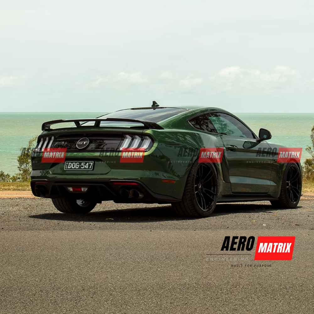 Ford Mustang Mk6.5 2018–2024 Rear Spoiler (Gloss Black)