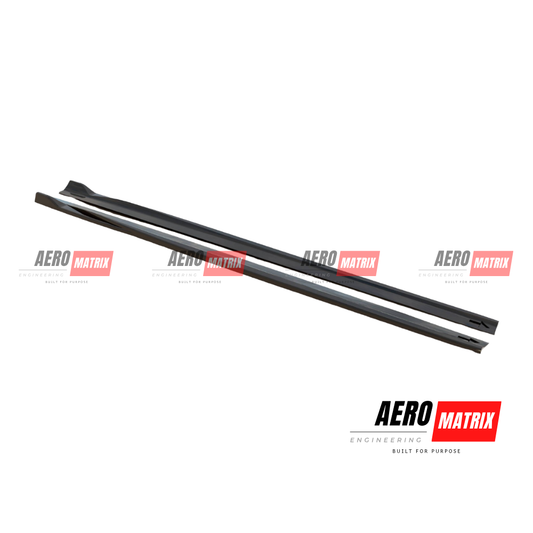 Mercedes-Benz W177 A-Class 2019+ Hatch Side Skirting (Gloss Black)