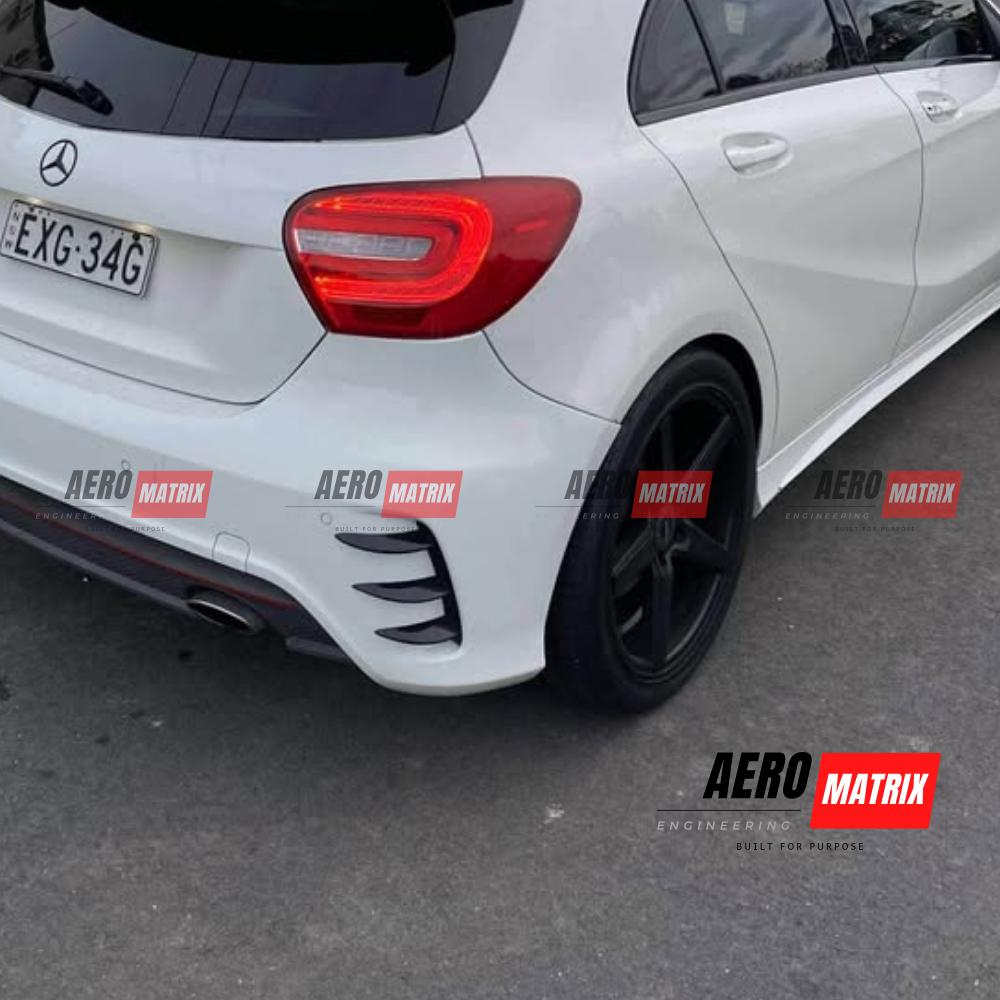 Mercedes-Benz A Class W176 A200 / A250 2013–2018 Rear Trim (Gloss Black)