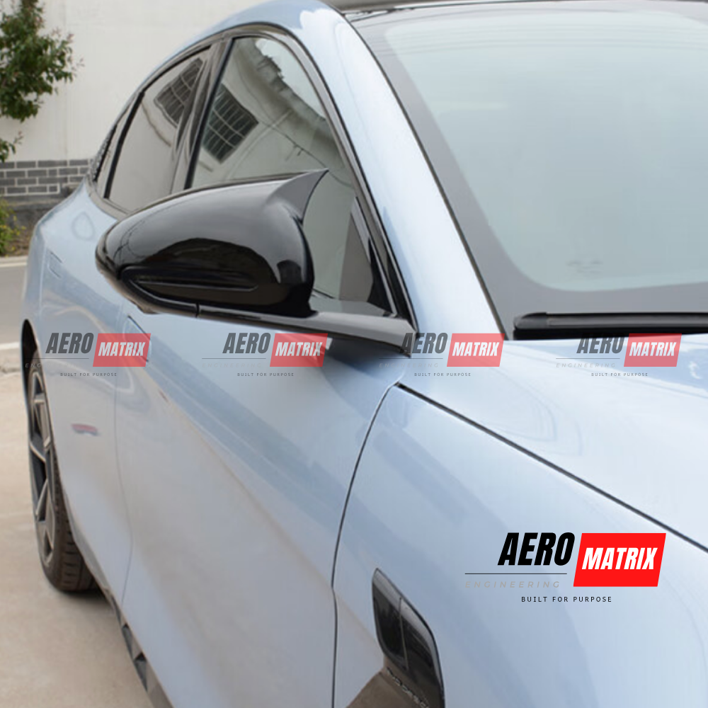 BYD Seal 2022+ - Mirror Covers Horn (Gloss Black)