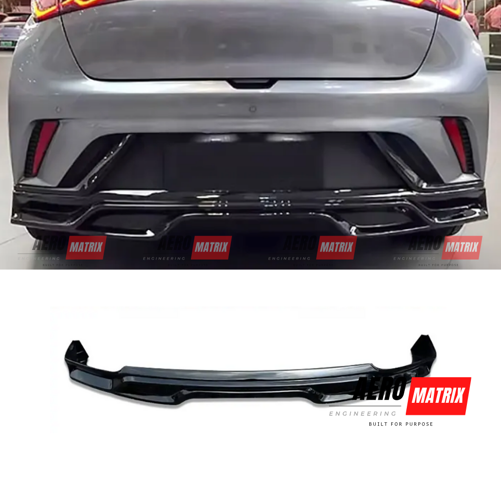BYD Dolphin 2022+ - Rear Lip (PP (Fibreglass)) Rear Lip – PP (Fibreglass)