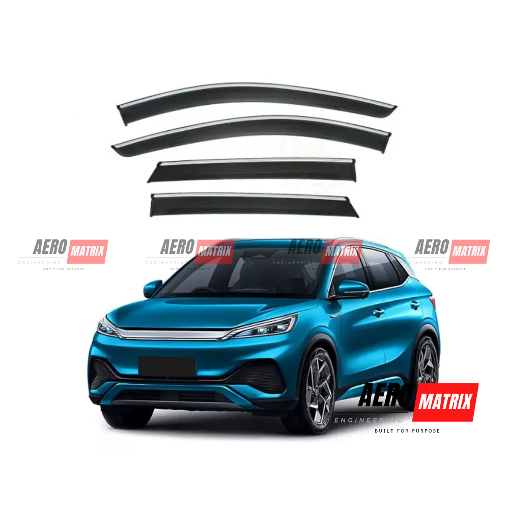 BYD Atto 3 - Window Visor (Polycarbonate (Smoke Tinted)) Accessories Trim – Polycarbonate (Smoke Tinted)