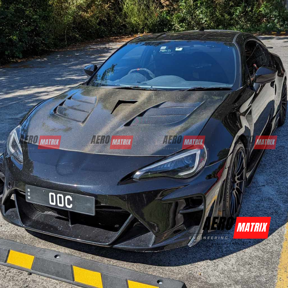 Toyota GT86 & Subaru BRZ 2012–2020 Varis Style Bonnet (Carbon Fibre)