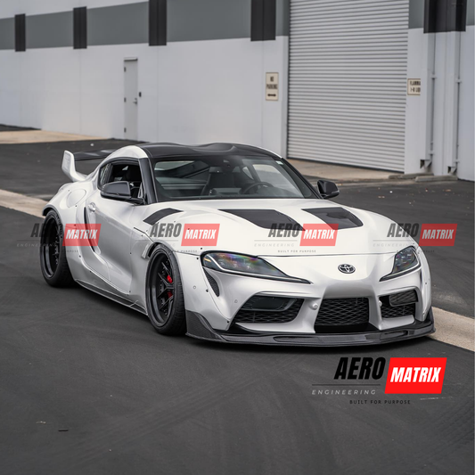 Toyota Supra A90 2019+ TV Style Bonnet (Carbon Fibre)