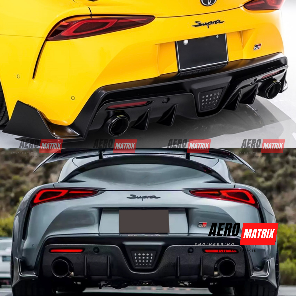 Toyota Supra A90 2019+ Rear Diffuser (Carbon Fibre Gloss)
