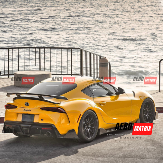 Toyota Supra A90 2019+ Duckbill V2 Roof Spoiler (Carbon Fibre Gloss)