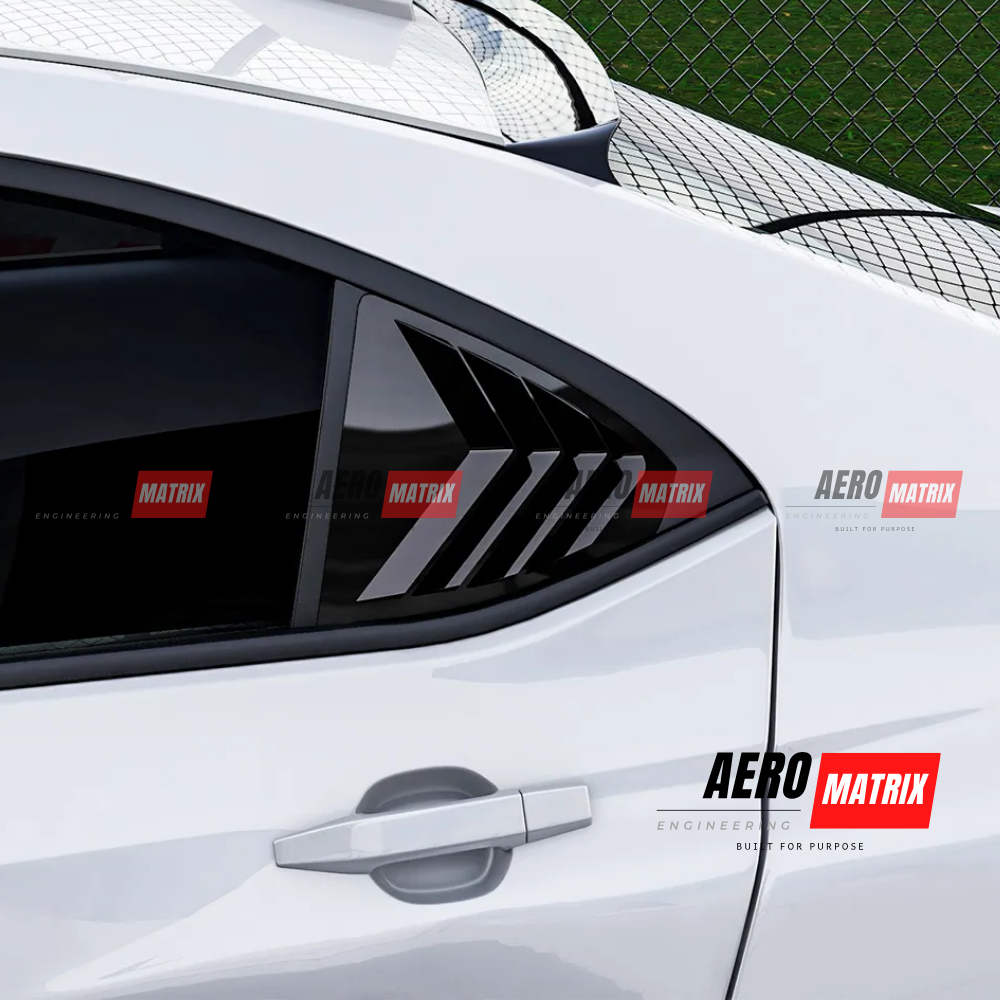 Subaru WRX VB 2022+ Side louvers (Gloss Black)