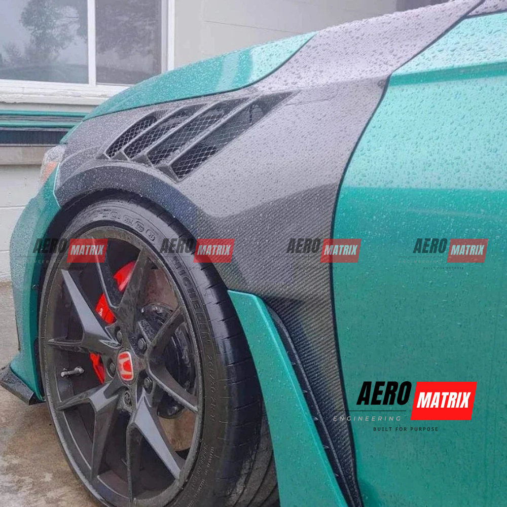 Honda Civic FL5 Type R 2022+ Varis Arising Style Fenders (Carbon Fibre)