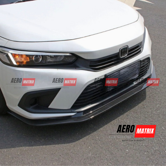 Honda Civic FL1 2022–2024 OE Front Lip (Carbon Fibre Gloss)