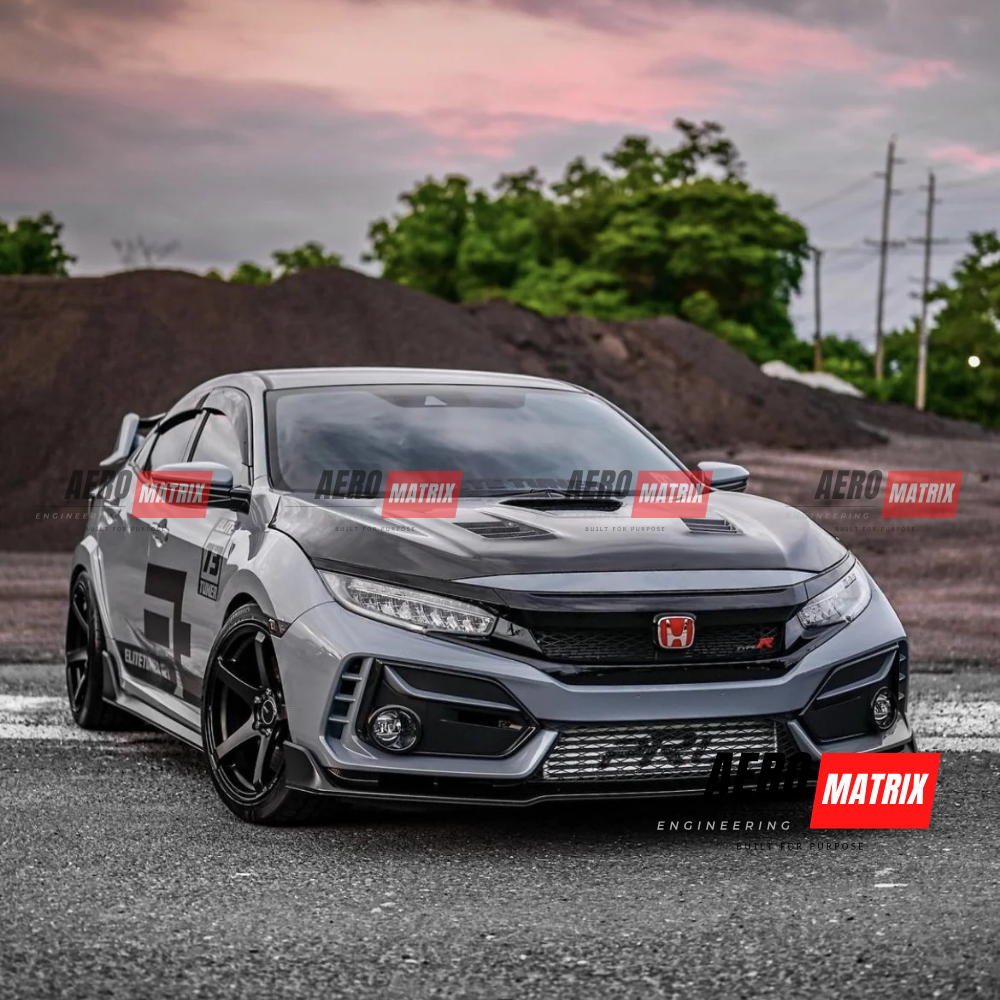 Honda Civic FK8 & FK7 2017–2021 TRD Bonnet (Carbon Fibre)