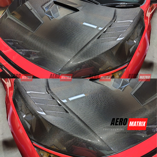 Honda Civic FK8 & FK7 2017–2021 ARA Bonnet (Carbon Fibre)