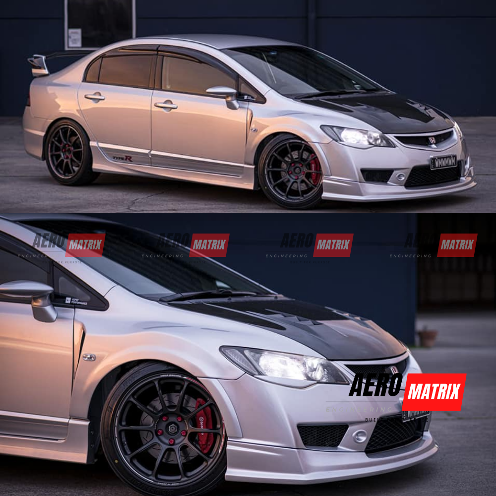 Honda Civic FD2/FD1 Type R 2006–2011 Feels Style Bonnet (Carbon Fibre)