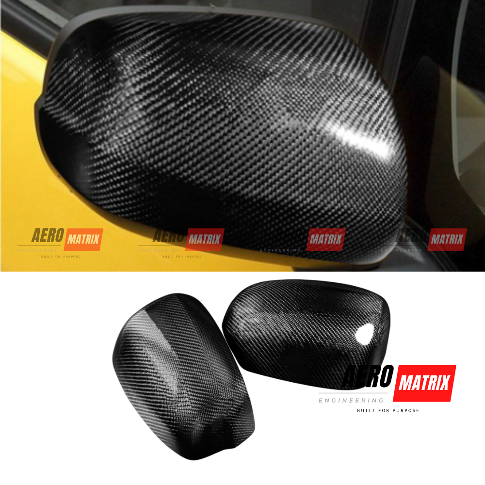 Honda Jazz GE 2008–2013 Side Mirror (Carbon Fibre Gloss)