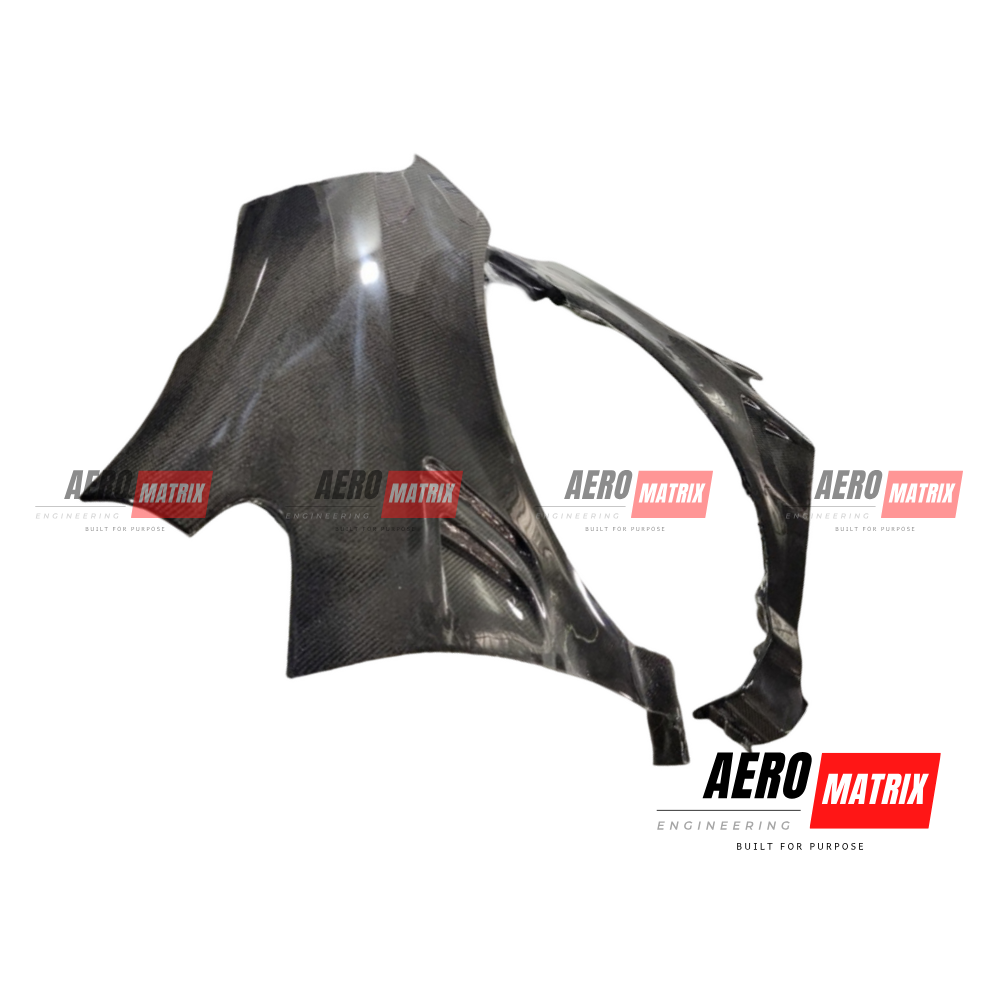 Honda Jazz GD 2002–2008 J's Racing Spec Style Fenders (Carbon Fibre)