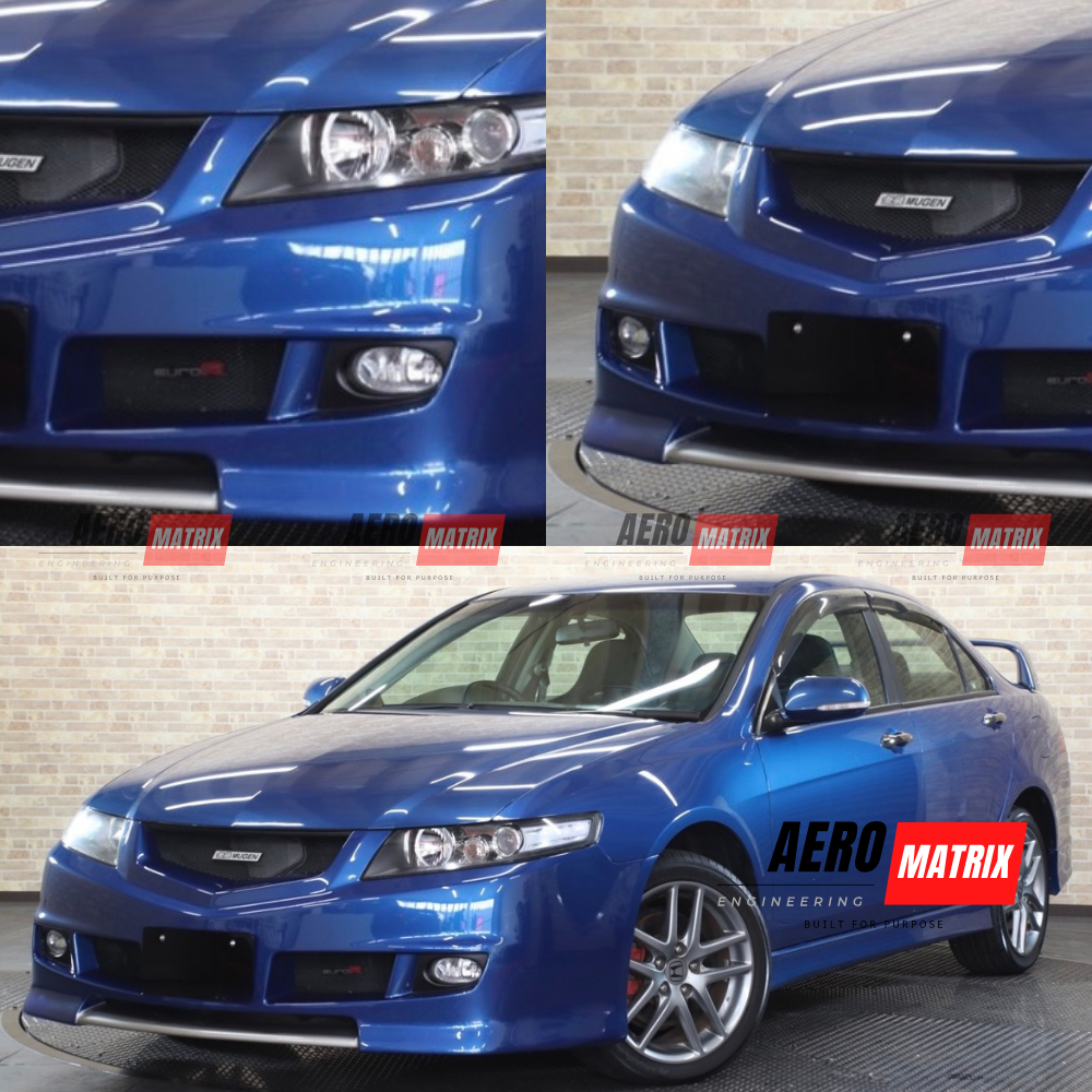 Honda Accord Euro CL7/CL9 2003–2007 Mugen V2 Front Bumper (Fibre Glass)