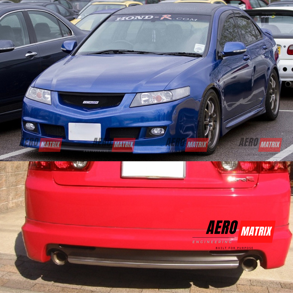 Honda Accord Euro CL7/CL9 2003–2007 Mugen V1 Style Full Body Kit Body Kit – Fibre Glass