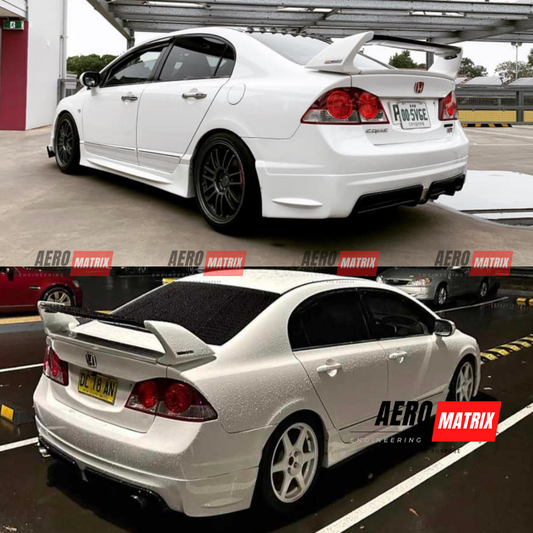 Honda Civic FD2 2006–2011 Mugen RR Style Rear Lip (ABS Plastic)