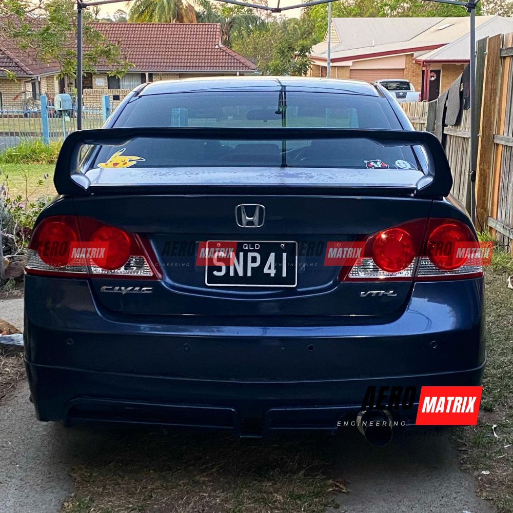 Honda Civic FD2 2006–2011 Mugen RR Style Rear Lip (ABS Plastic)