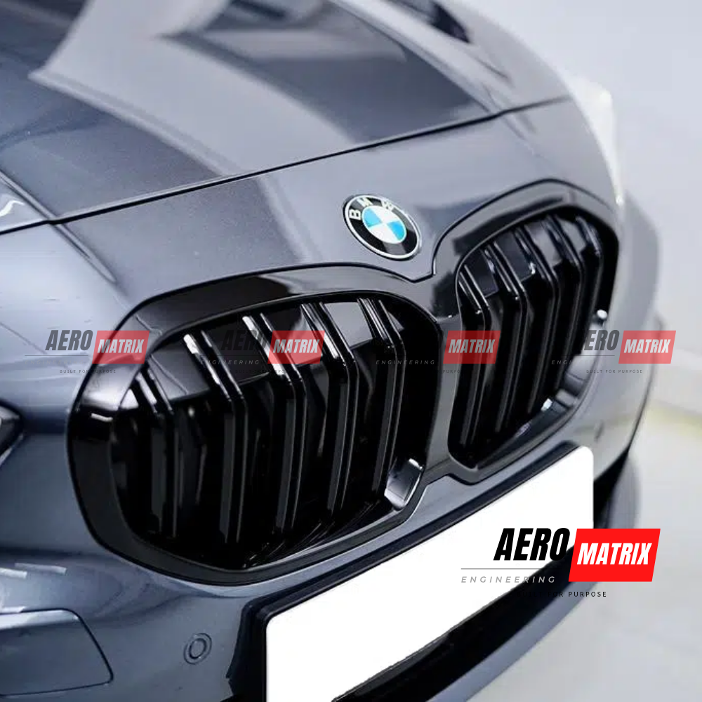 BMW 1 Series F40 M Sport / 118i / 128ti / M135i 2019–2024 Double Slat Grille (Gloss Black)