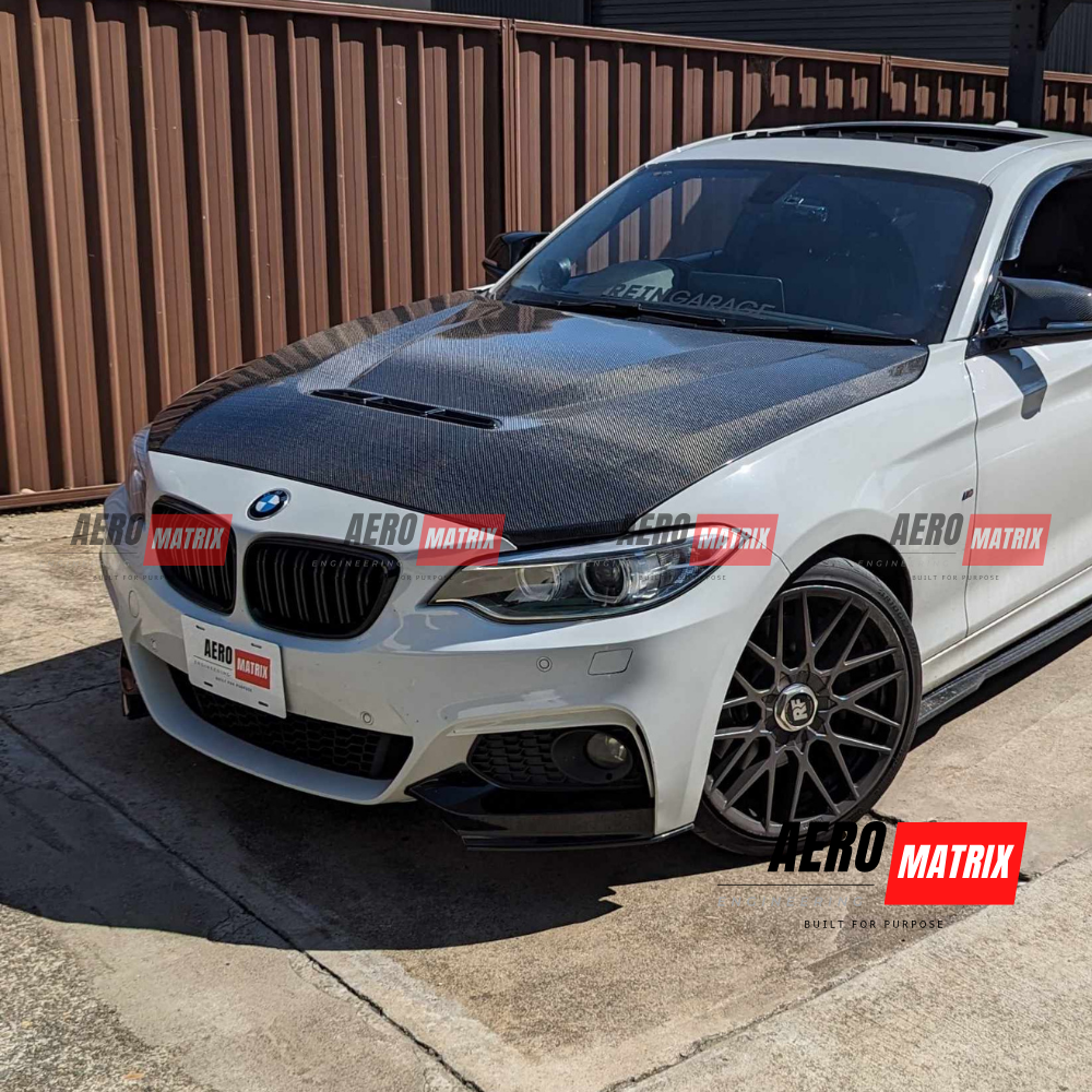 BMW 1 Series and 2 Series F20/F22/F23/F87 2011–2019 – CS Style Bonnet (Carbon Fibre)