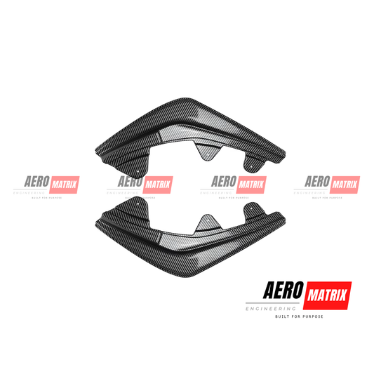 BMW F20 1 Series LCI 2015–2019 – Rear Splatter (Carbon Fibre Gloss)