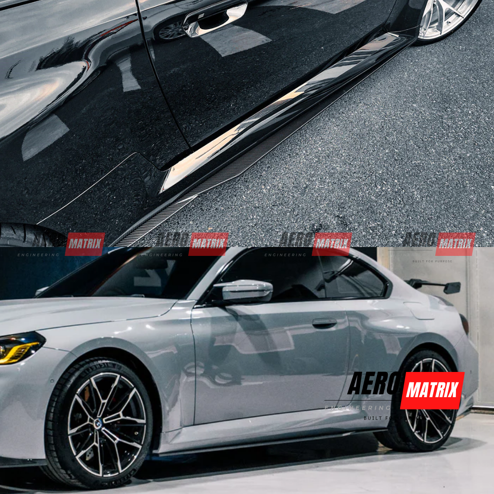 BMW 2 Series G87 2023+ – Side Skirting (Carbon Fibre)