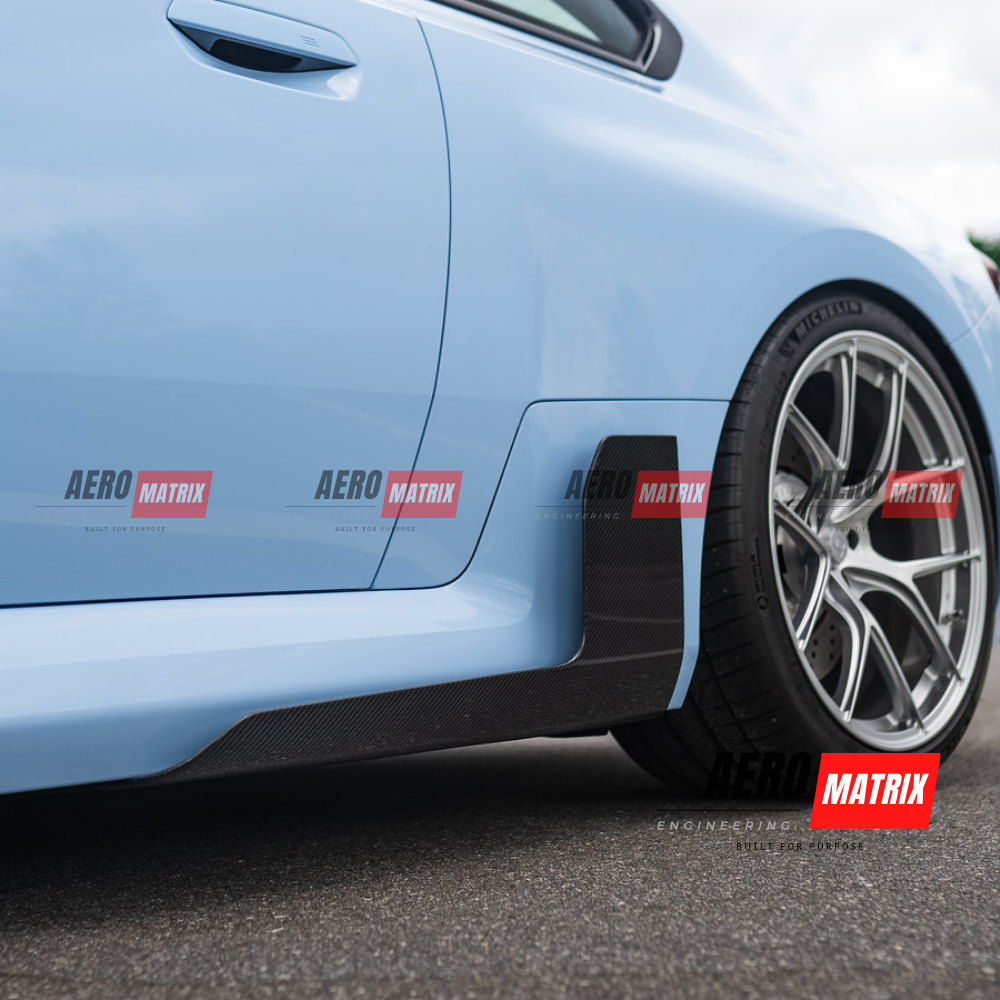 BMW 2 Series G87 2023+ – Side Fins (Carbon Fibre Gloss)