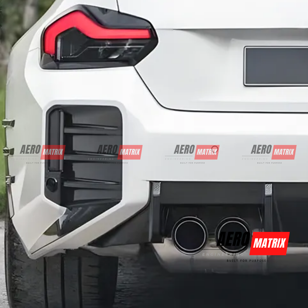 BMW 2 Series G87 2023+ – Rear Trim (Carbon Fibre Gloss)