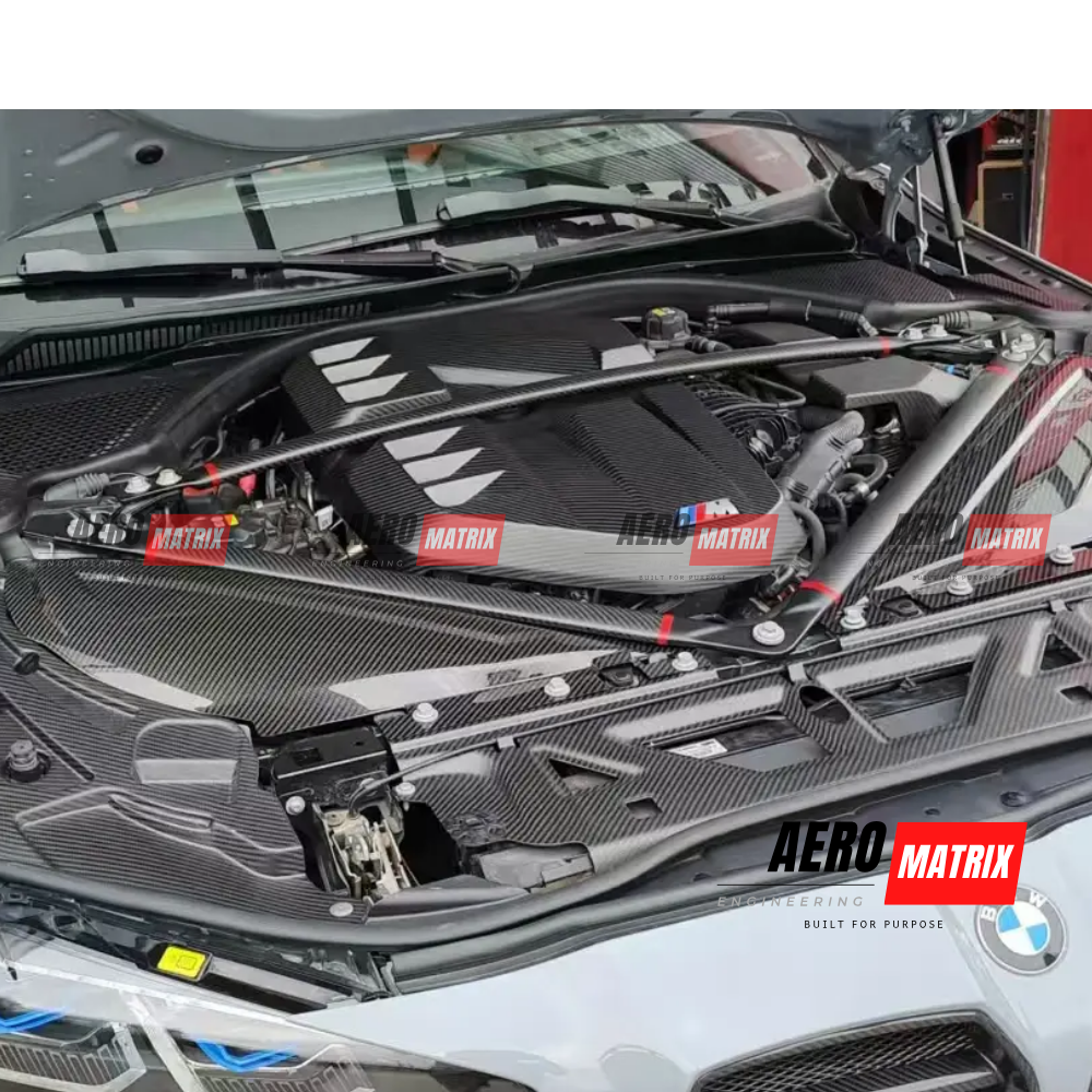 BMW M240i G42 / M340i LCI / M2 G87 / M3 G80 G81 / M4 G82 G83 2020+ – Engine Strut Brace (Carbon Fibre)