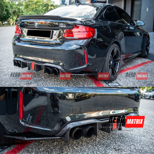 BMW 2 Series F87 M2 2016–2021 – Rear Diffuser (Carbon Fibre)
