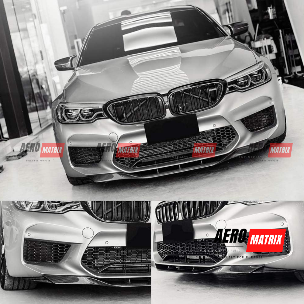 BMW M5 F90 2018–2023 – Front Lip (Carbon Fibre )