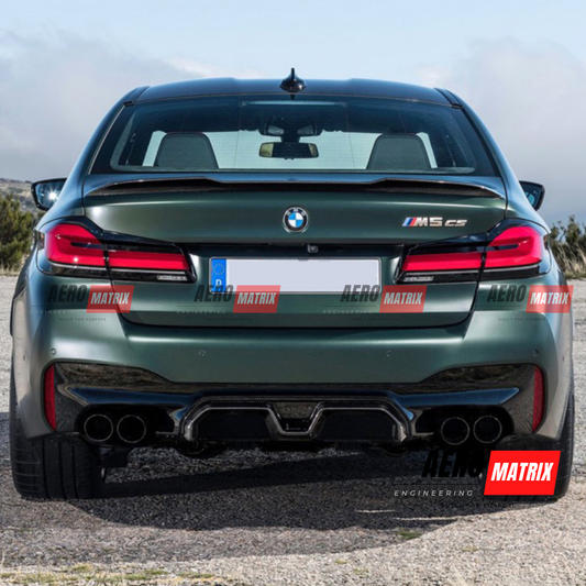 BMW M5 F90 2018–2023 – Rear Diffuser (Gloss Black)