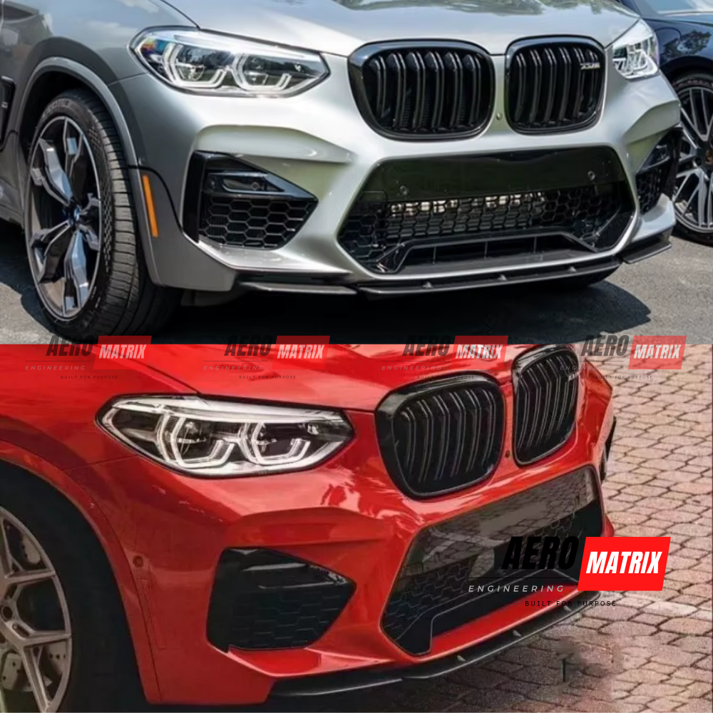 BMW X3M X4M F97/F98 2019–2022 Front Lip (Gloss Black)