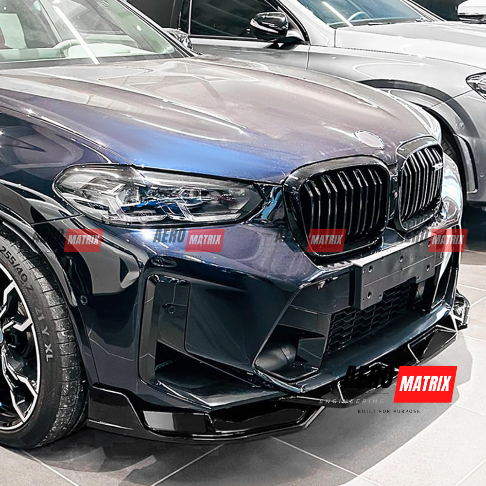 BMW X3M X4M F97/F98 2019–2022 Front Lip (Gloss Black)