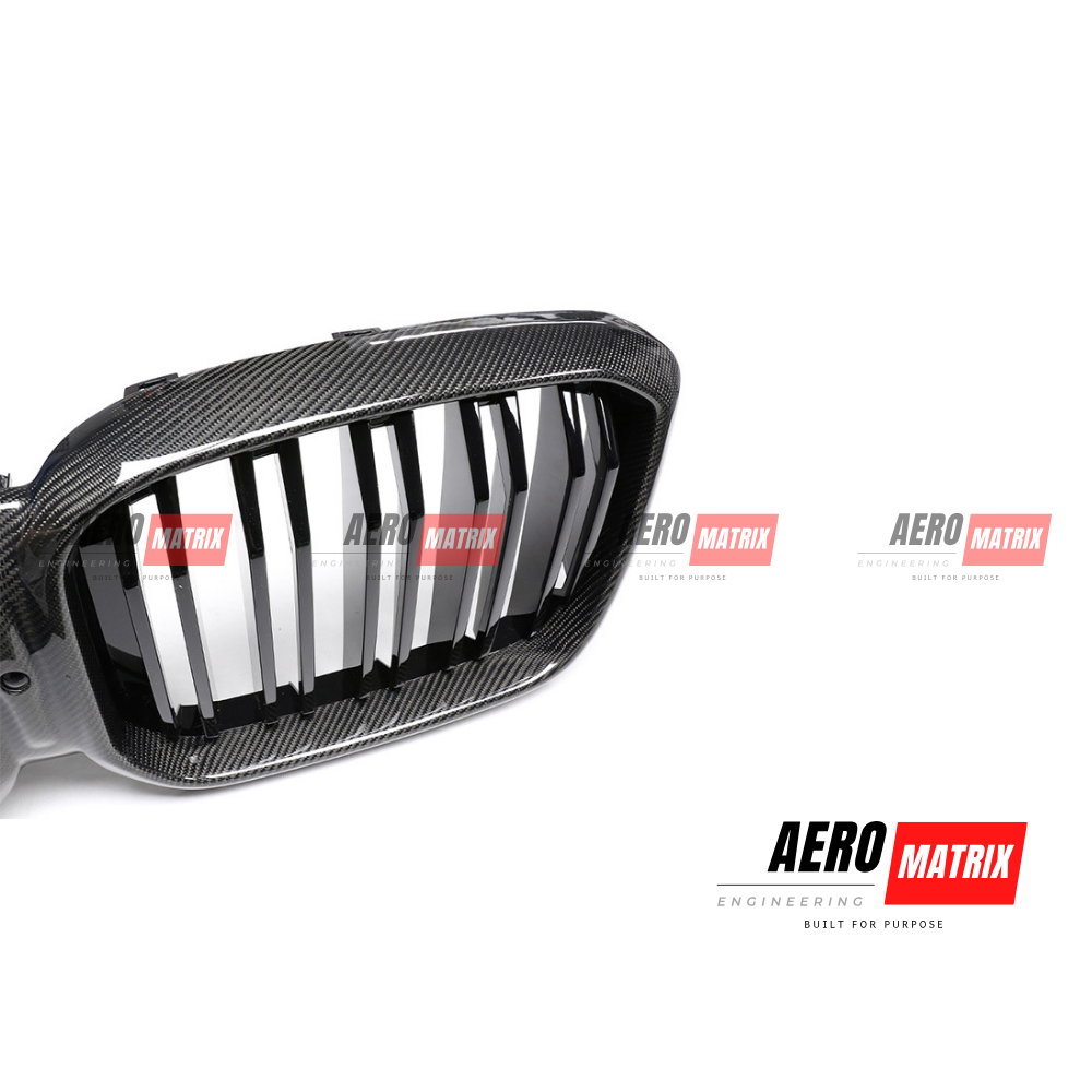 BMW X3M X4M F97/F98 2019–2022 Dual Slat Grille (Carbon Fibre Gloss)