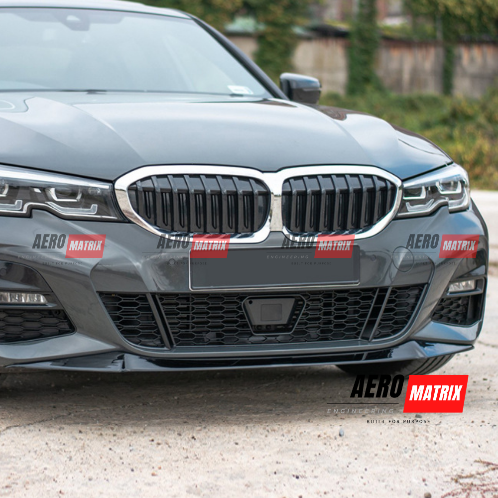 BMW G20/G21 2018–2022 Front Lip (Gloss Black)