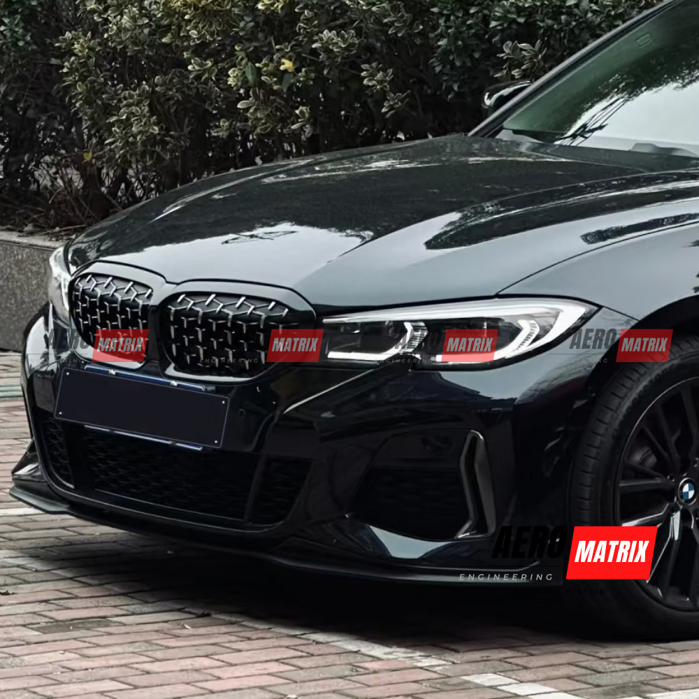 BMW G20/G21 2018–2022 Diamond Pattern Grille (Gloss Black)