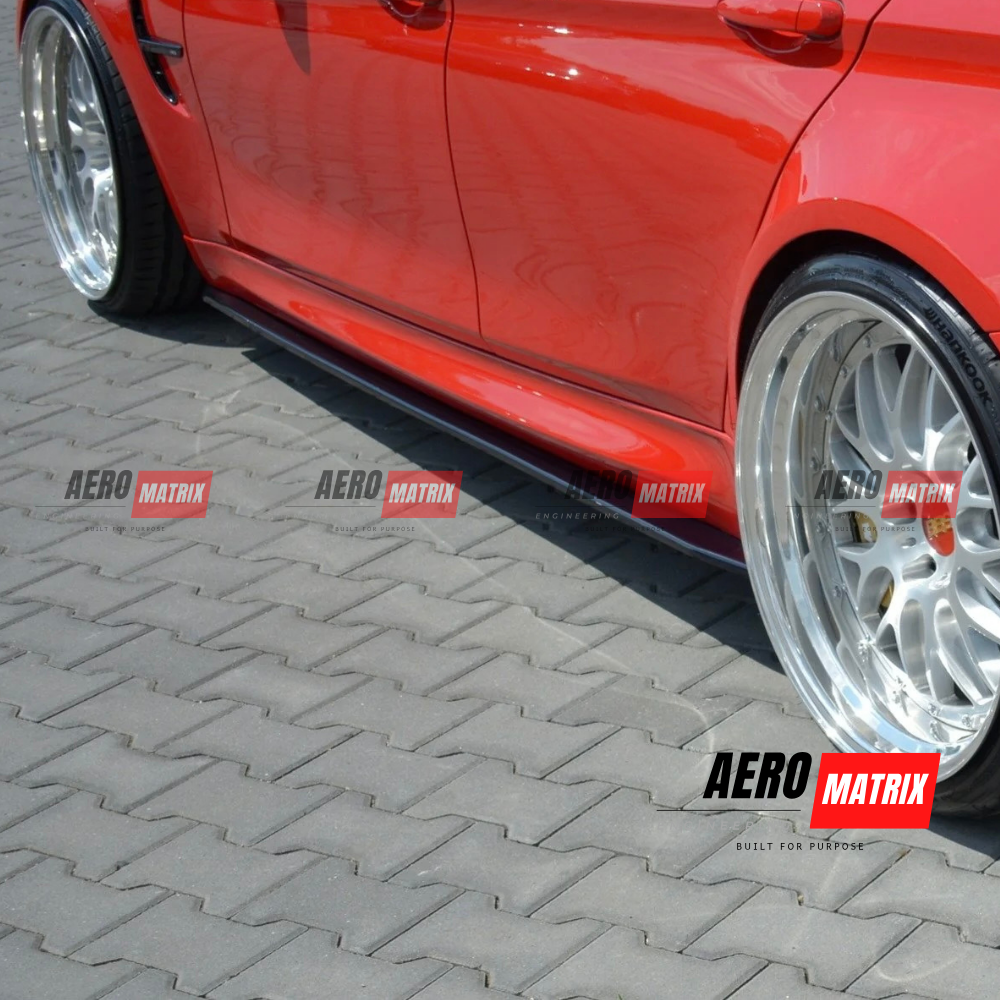 BMW M3 F80 2014–2018 Side Skirting (Gloss Black)
